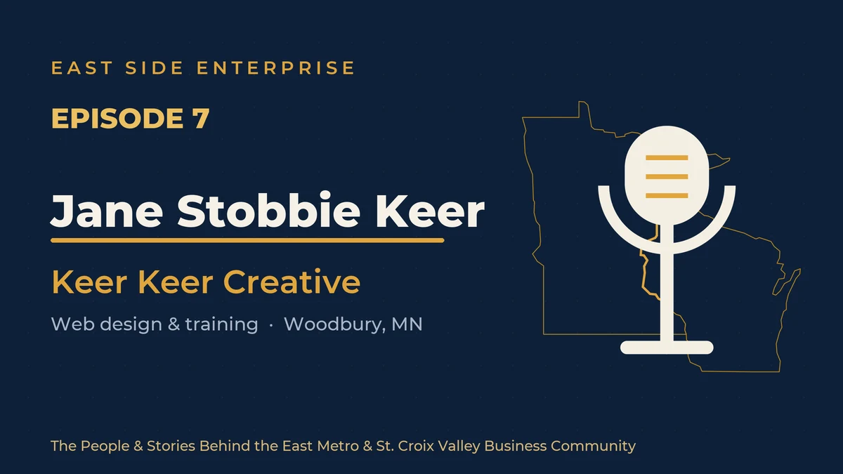 Jane Stobbie Keer of Keer Keer Creative, guest on the East Side Enterprise podcast