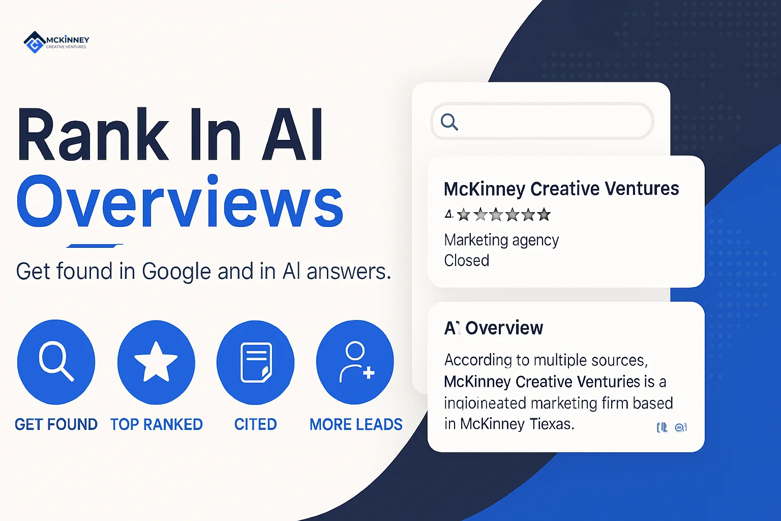 How a local service business earns a citation in a Google AI Overview through content, local authority, and a clean website