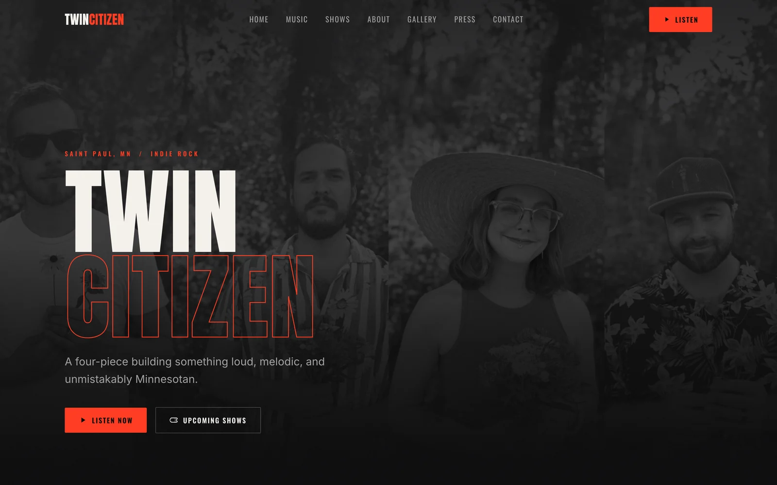 Twin Citizen website